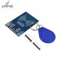 아두이노 키트 코딩 입문 교육 보드 점퍼선 RC-522 RFID 무선 IC 모듈 S50 Fudan SPI 라이터 리더 카드 키, 한개옵션0