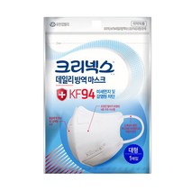 크리넥스 데일리 방역마스크 KF94 대형 소형 베이비, 단품, 1개