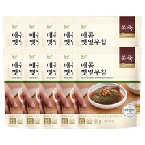 본죽 장조림 반찬 전 버터 감자 메추리알장조림 진미채 멸치 깻잎 등, 본죽 반찬 매콤 깻잎무침 10개