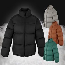 남녀 오버핏 숏패딩/ 빅사이즈/ 빵빵한 볼륨감 웰론 충전재/ 에스티패딩