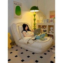 좌식 소파베드 접이식 각도조절 매트릭스 자취 필수템, 다크 그레이 (177CMx94CM)