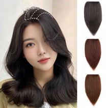 마녀플랜트 여자 피스 가발 정수리 옆머리 헤어 볼륨 헤어뽕 부분가발, 15다크_볼륨헤어피스, 1개