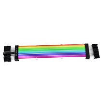 Lian Li Strimer Plus V2 트리플 8핀 (PW12-PV2) - 주소 지정 가능한 RGB VGA 전원 케이블 (컨트롤러 미포함) - 트리플 8핀 GPU 커넥터용 P, Cable