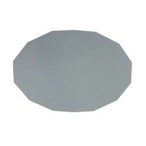 저자닷컴 실리콘 식탁 테이블 매트 레이스 양면 무지 스마일 폴리곤, 폴리곤 - 그레이