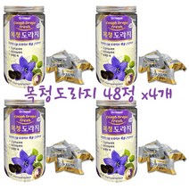 목청 도라지 48정 목캔디 시원한사탕, 216g, 4개