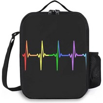 런치 백 쿨 게이 프라이드 LGBT 레인보우 러브는 러브 단열 소프트 쿨러 쿨링 토트 냉동 가능, [01] One Size, [02] 2