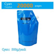 호환 토너 카트리지500 컬러 리필 토너 카트리지 파우더 호환 제록스 7500 7525 7530 7535 7545 7556 7800, 한개옵션1, 01 Cyan 500g