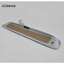쿠센 씽크대 절수페달 DIS-400 전기식 풋밸브 터치페달 절수기 W:400 우드발판