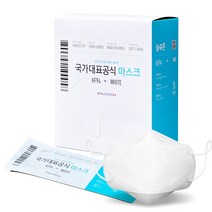 늘푸른 황사 방역용 마스크 KF94(소형) 50매 귀편한 마스크 국내생산 어린이용, 화이트(소형 50매)