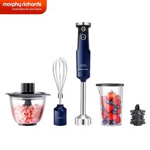 음식물처리기웰싱 캐리어음식물처리기 Morphy Richards 4 in 1 다기능 600W 전기 핸드 스틱 블렌더 침수 핸, 02 파란_01 4 1_02 AU 플러그