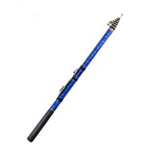 Telescopic 낚시대 스피닝 플라이 카본 파이버 페스카 3M 2.7M 2.4M 2.1M 1.8M 1.5M 여행용 미니 릴 시트, 2.1 M, CHINA, Bule