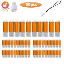 컬러 USB 플래시 드라이브 프리 레이저 로고 2.0 4GB 8GB 16GB 메모리 스틱 50 개/로트 펜드라이브 32GB 64GB 128GB 디스크, [11] 128MB  x 50pcs, [08] Yellow