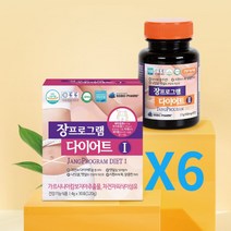 장프로그램 다이어트1 2 x6 (3달분) 가르시니아 녹차추출물 세트구성
