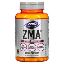 Now Foods (나우 푸드) Sports ZMA 운동 후 회복 베지 캡슐 90정, 90개