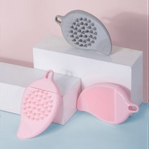 셀프천사 샴푸 브러쉬 두피 마사지 샴프브러쉬 머리감는 솔, 핑크