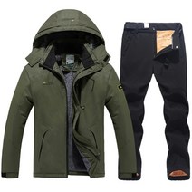 스키미들러 골프미들러 남자 복 겨울 따뜻한 방풍 방수 야외 따뜻한 스노우 재킷과 바지 핫 장비 스노우 보드 재킷