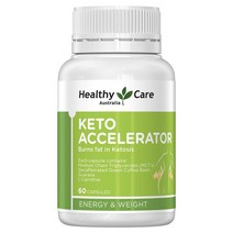 호주 명품 코코넛 MCT 오일 Healthy Care Keto Accelerator 60 Capsules, 1개, 60캡슐