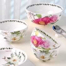 본차이나 도자기 공기 밥그릇 밥공기 국그릇 면기 세트, 선택05-본차이나 로즈 공기