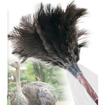 타조털 차량용 가정용 거실용 미세 먼지 털이 떨이 제거