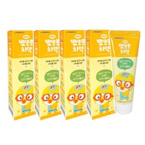 뽀로로 치약 파인애플, 4개, 90g