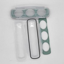 작은도시락 김밥 계란 트레이 보관 휴대용 용기 냉동용기, 감성《본본품》홈