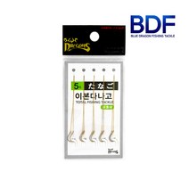 청룡조구 다나고 채비 묶음바늘 이본다나고 2본 케브라 민물 낚시 붕어 잉어, 이본다나고 4호