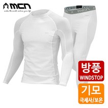 MCN MCN 이너웨어 MTW+MPW-WS 015 화이트 스포츠웨어 세트