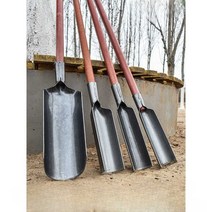 구멍 삽 비닐 타공 삽 멀칭 유공비닐 수동 모종삽, 얇은 낙양 삽 + 1.4m 봉 포함