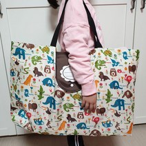 (온유)어린이집 낮잠이불가방 생활방수 이불가방, 베이비몽키