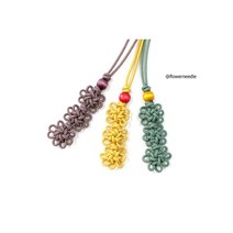 [꽃바늘반제품]매화매듭 주머니끈 도장주머니매듭 복주머니매듭 포장매듭/전통매듭/선물포장