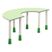 조별책상 유치부 수업용 어린이 안전 책상 선물 애기, 그린