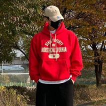 후디보이 / 후디보이 노스캘리포니아 빅로고 오버핏 루즈핏 스트릿 커플룩 남자 여자 기모 후드티