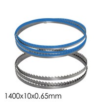 밴드쏘 미니 금속 절단기 고속 각도기 2pcs 55-1/8 quot1400mm Bandsaw 블레이드 1400x10x0.65mm TPI 6 목공 도구 액세서리 8quot 밴드 톱, [01] TPI 6, 01 TPI 6