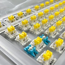하이무미드나이트 스위치 KBDiy Jerrzi 기계식 키보드용 노란색 선형 맞춤형 DIY 체리 MX SMD 3 핀 Anne Pro 2 호환, 없음, 없음, 5.110PCS