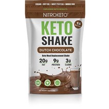 NutriKeto KeTone Shake - 고메 더치 초콜릿 저탄수화물/고지방LCHF 케토제닉 다이어트 16인분