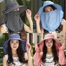 농모 가리개 모자 치마선햇 썬캡 차단 농사모자 햇빛