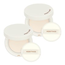 메리쏘드 모공착 오일컷 팩트, 혼합색상, 2개