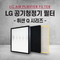 엘지 공기청정기 LA-Q111DWR 필터 Q 시리즈 국내산 H13, 1개, 002.헤파 탈취 세트(고급형)