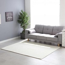 셔닐 솔리드 예쁜 원룸 겨울 러그 200x230cm, 솔리드 러그 베이지_200x230cm