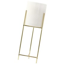 THE VEDO SHOP 벽 장식 컨테이너-다육 꽃 사무실 및 홈 디스플레이 장식을위한 세라믹 철 아트 꽃병-S/M/L, 황금 L