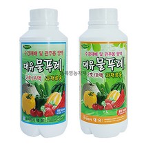 대유 물푸레 2호 A액+B액 500ml 세트 과채류 과일 채소 수경재배 친환경 식물영양제 관주용 양액비료, 1세트