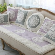 슈가레이스 쇼파패드 3인용 레이스 소파방석