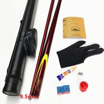 롱고니큐 카본상대 카본 큐대 당구 큐그립 당구채 2023 새로운 9 5mm 11 5mm 13mm 1 12 스플릿 큐 탄소 섬유 풀 큐 스틱 탄소 소재 기술 액세서리, 9.5mm 로드 배럴 5