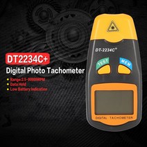 깊이게이지 두께측정기 도막 피막 도막측정기 dt2234c + 휴대용 lcd 디지털 미니 비접촉 레이저 사진 타코미터 가방 rpm 속도 측정기 속도계 도구, 없음