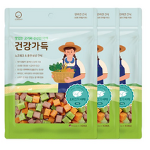 굿데이 강아지 건강가득 간식 300g, 21개, 오리고기 야채