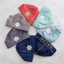 꼬마옴므 7색상 남아한복의 완성 왕건모 남아복건 1호 10호