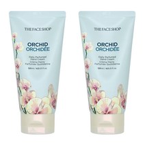 [더페이스샵] 데일리 퍼퓸 핸드 크림 오키드 120ml 대용량 2개, 단품