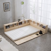 우드퍼니쳐 침대 프레임 매트리스 토퍼 깔판 발통형 받침대 (헤드별매)