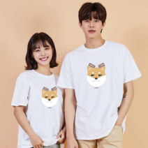 오너클랜 도지코인시바견강아지2 반팔티 오버핏