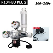 수족관 DIY CO2 레귤레이터 솔레노이드 밸브 버블 카운터 제어 시스템 감압 이산화탄소 장비, [02] EU plug, [04] M22, 02 EU plug_04 M22